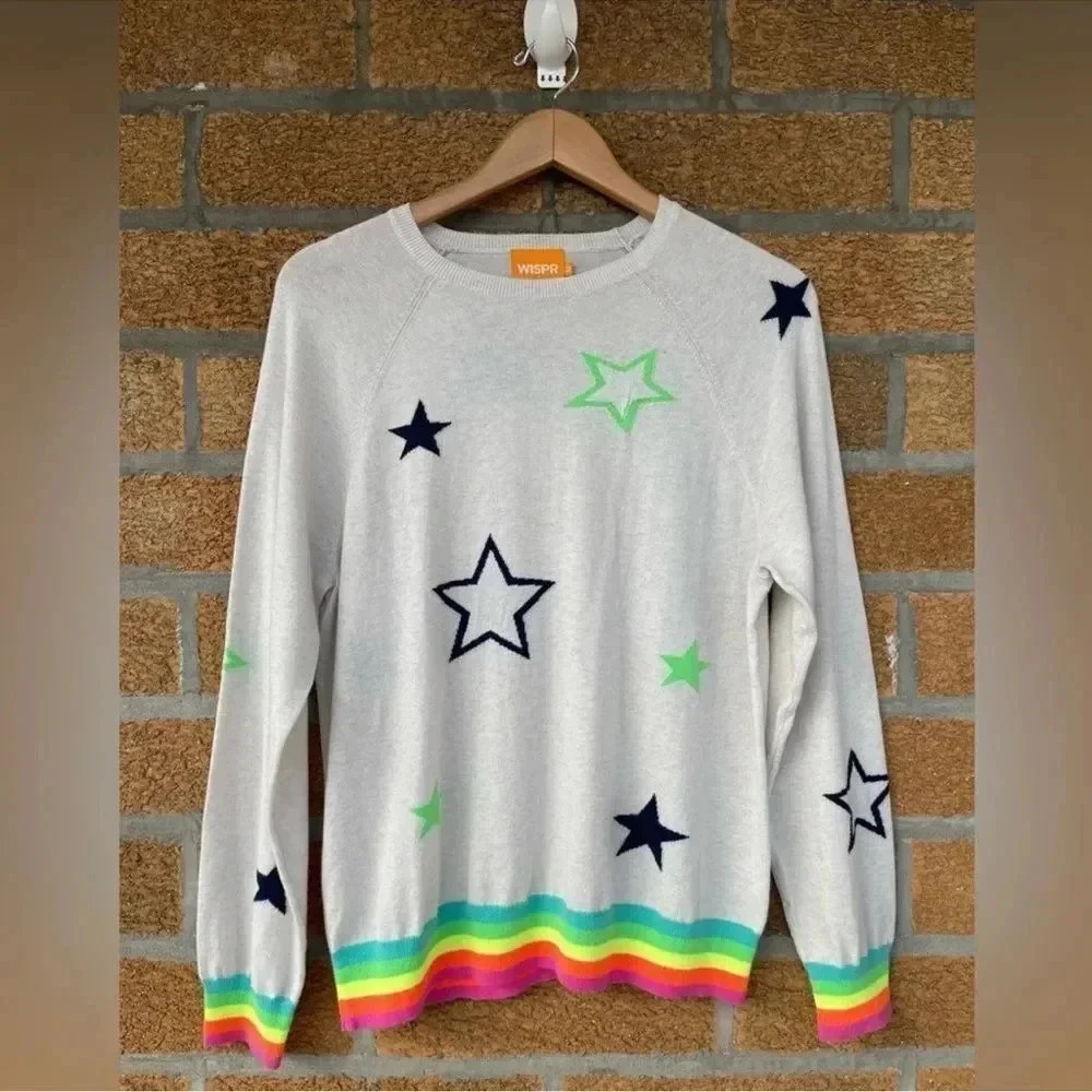 Wispr By Brodie Summer Star Sweater Medium